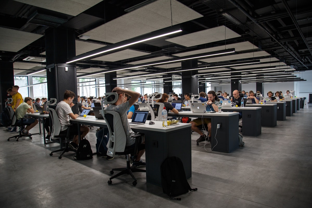 Modern small business workspace