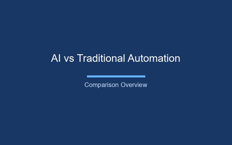 ai vs traditional automation