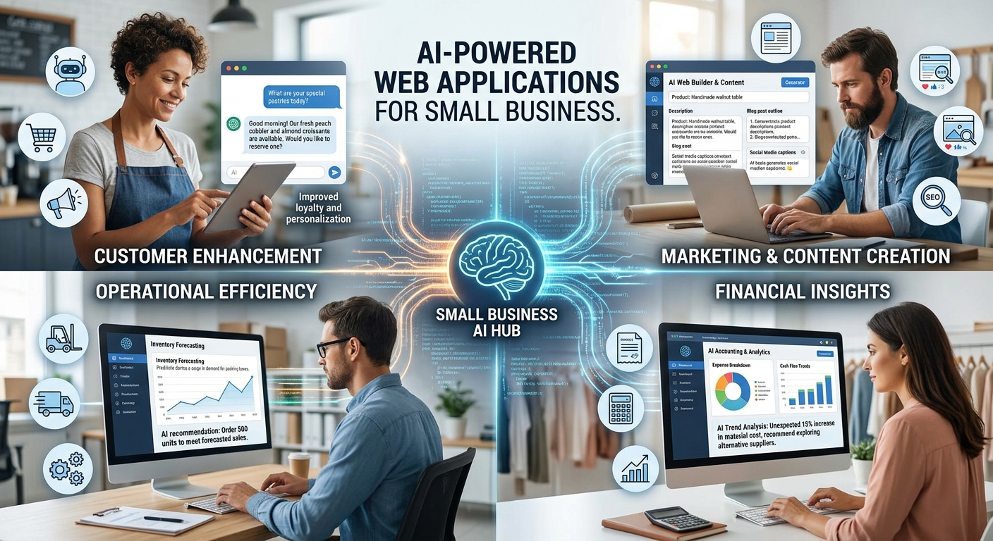 AI-Powered Web Applications for Small Business: 7 Ways They Pay Off