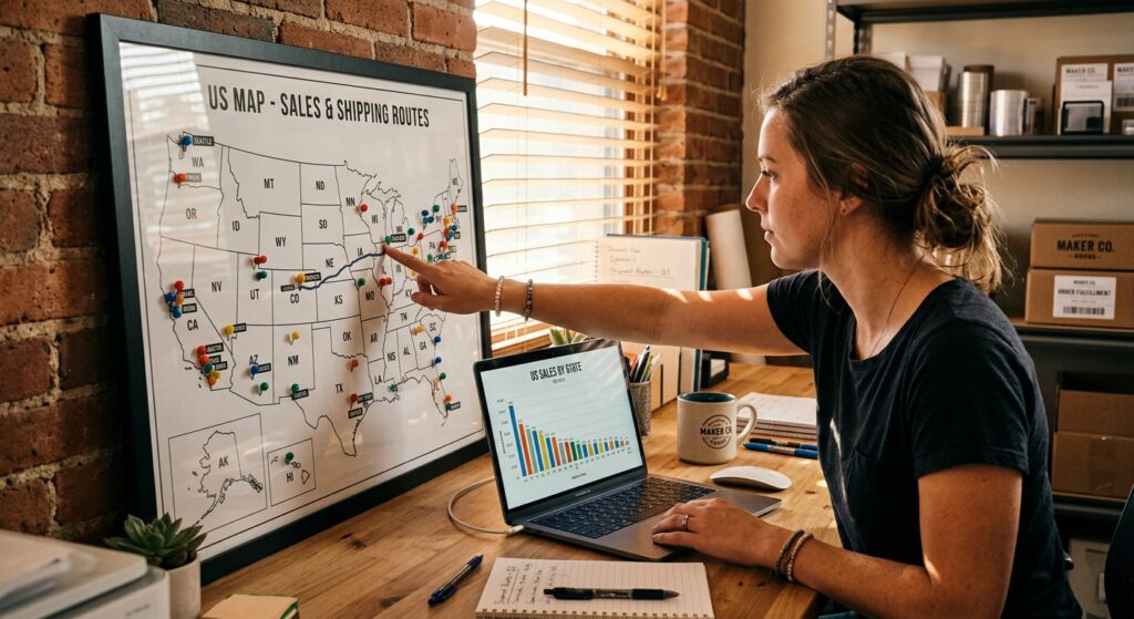 Multistate Sales Tax Bookkeeping: The $100,000 Lines You Cross Without Knowing