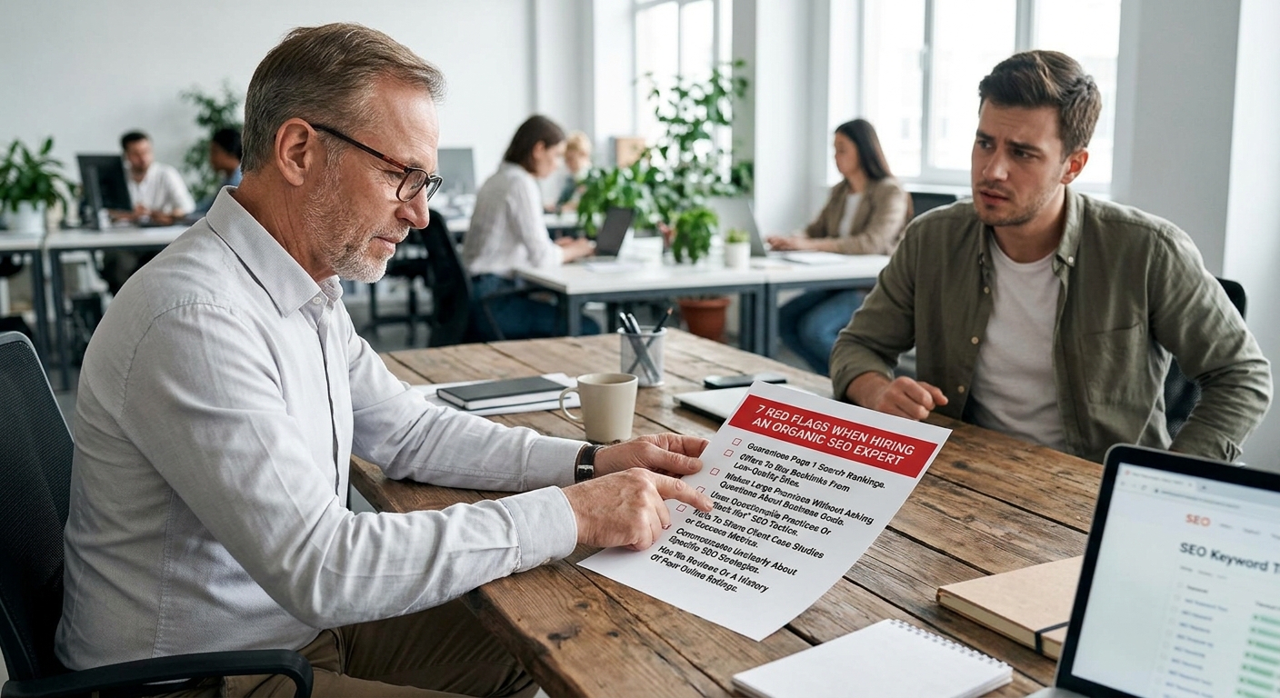 7 Red Flags When Hiring an Organic SEO Expert (And What to Look for Instead)