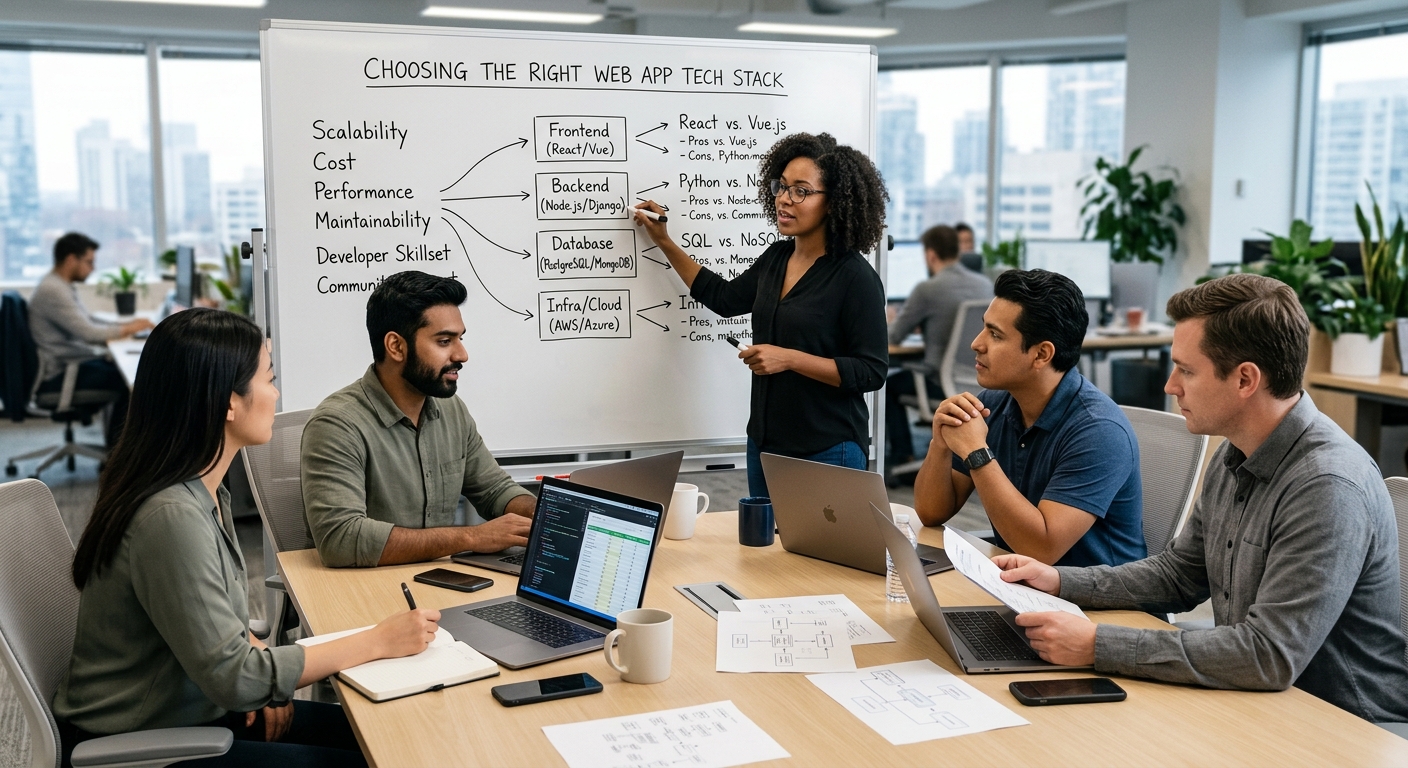 Web Application Tech Stack: How to Choose the Right One